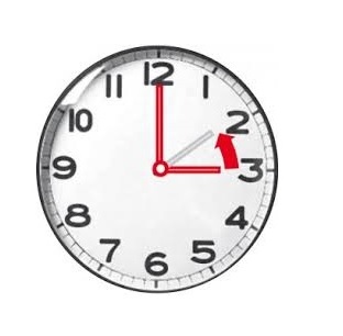 CAMBIO DE HORA EL SÁBADO