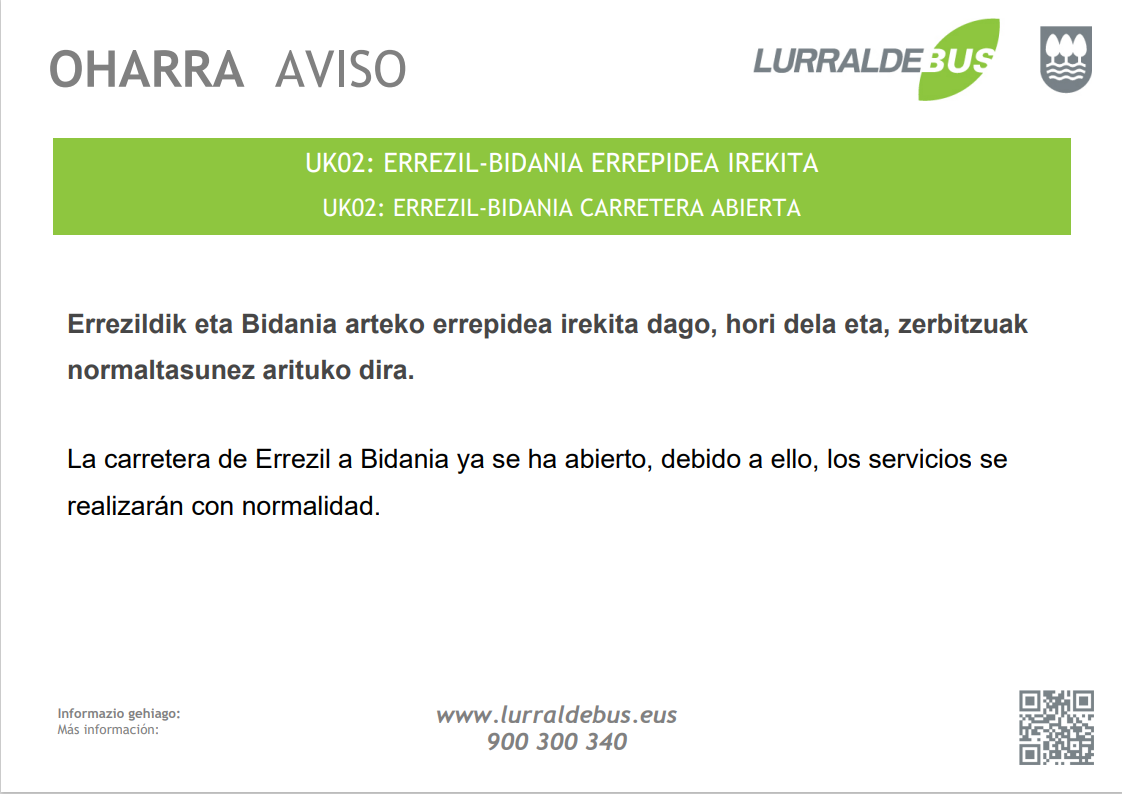 ERREZIL-BIDANIA IREKITA