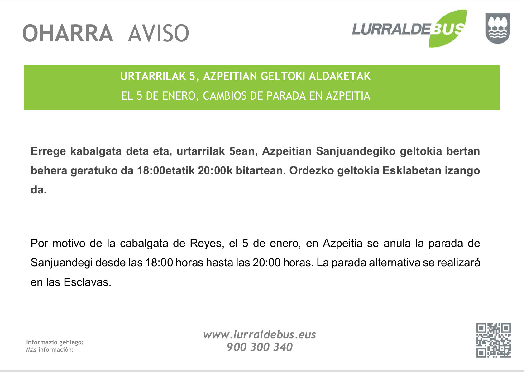 Errege kabalgata Azpeitian