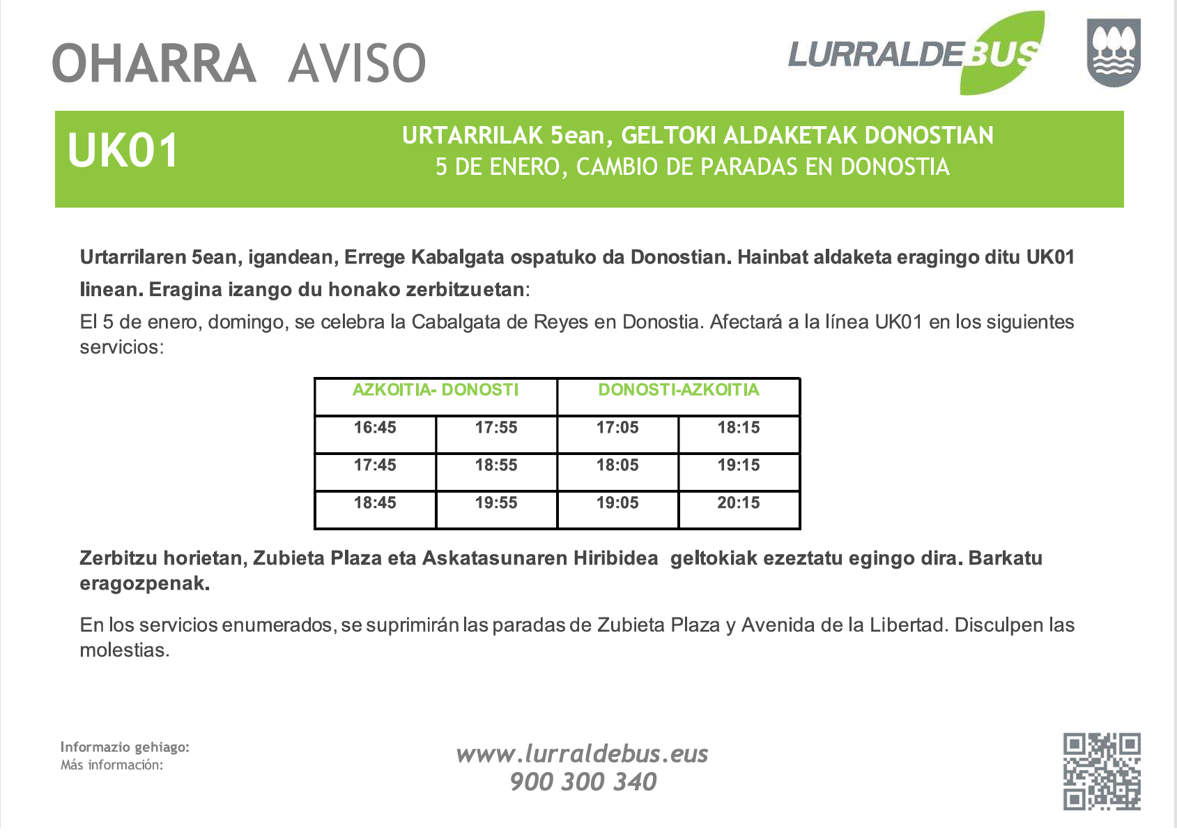 Errege kabalgata Donostin