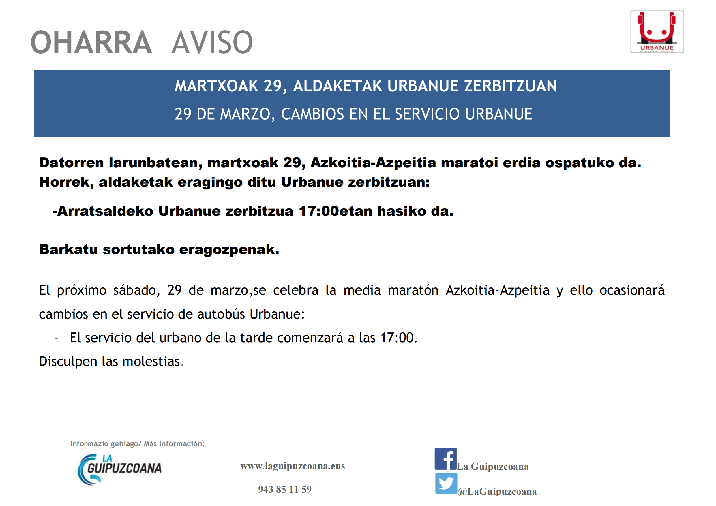 MARATOI ERDIA URBANUE