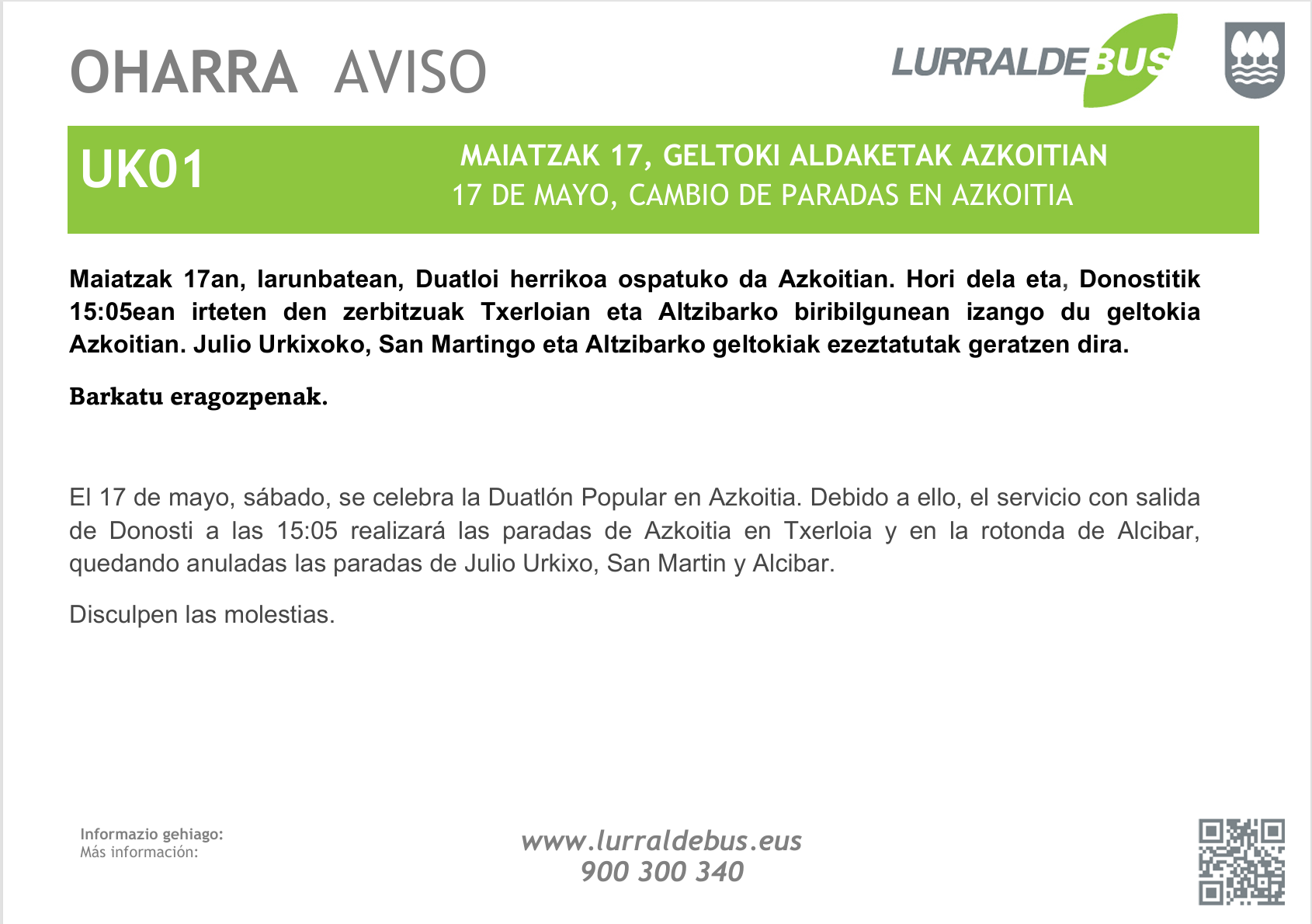 UK01 AZKOITIAN DUATLOIA