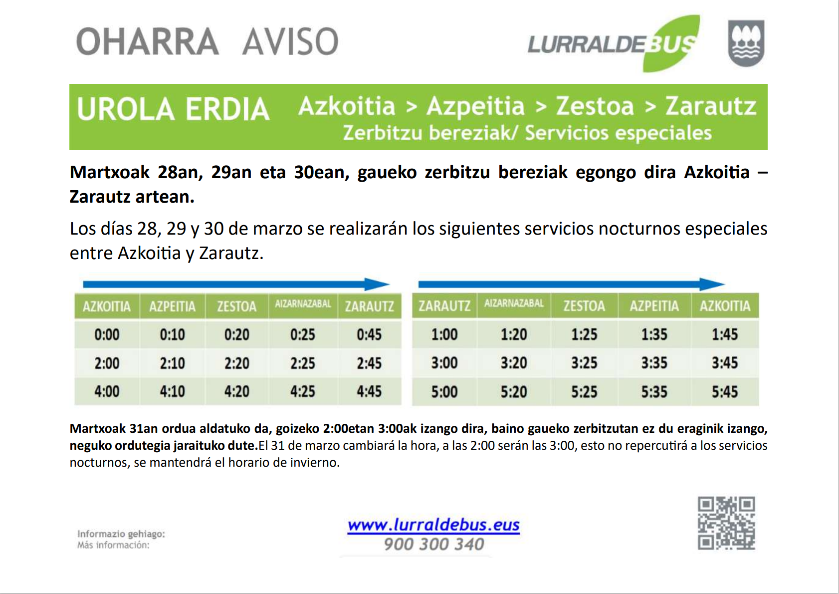ZERBITZU BEREZIAK 2024.03.30