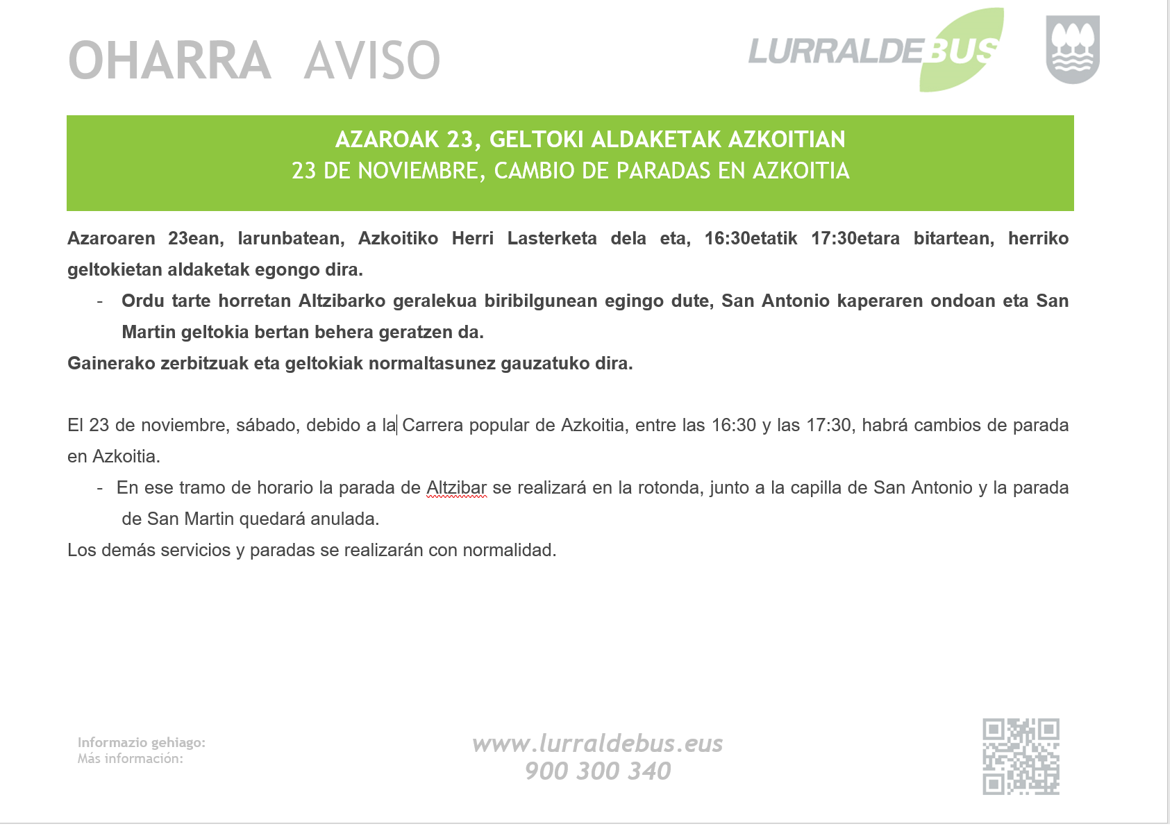 azkoitiko herri lasterketa